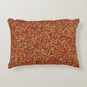 Orange Bowties Accent Pillow