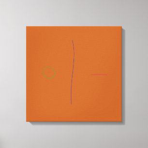 Orange Bread Canvas Print