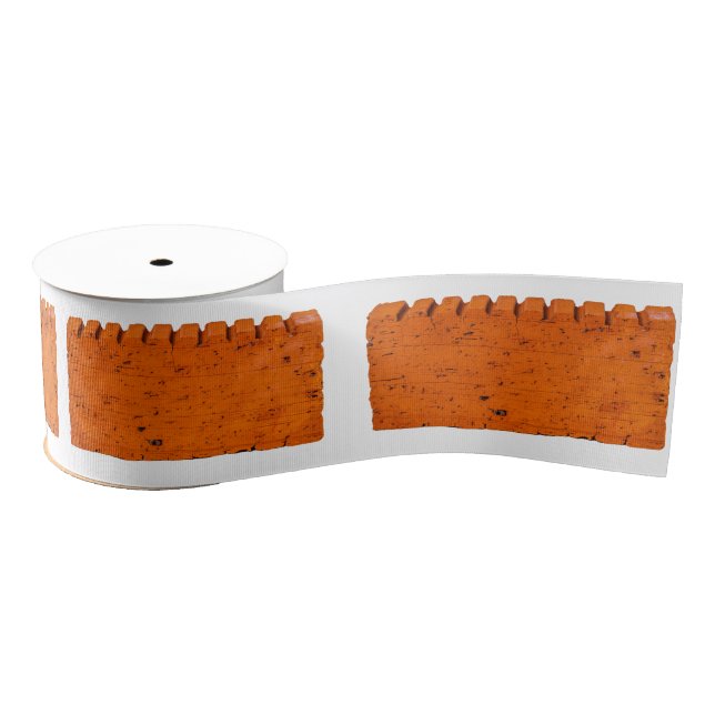 Orange Brick - Atom Of Creation Grosgrain Ribbon (Spool)