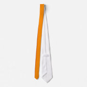 Orange, Brown Retro Striped Tie (Back)