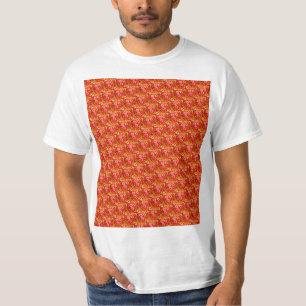 Orange bubble pattern T-Shirt
