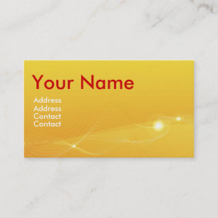 Orange Business Card