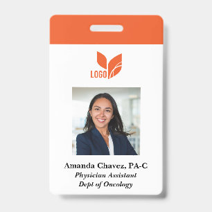 Orange Business Employee Photo ID Badge