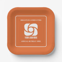 Orange Business Logo Custom Company Party