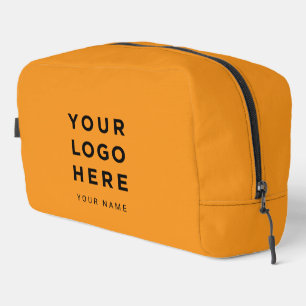 Orange Business Logo Name Instagram Travel Dopp Kit