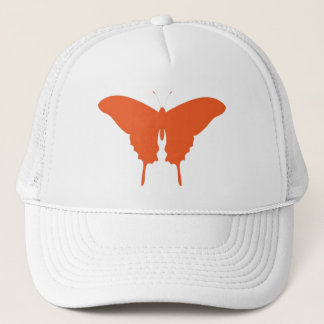 Orange Butterfly Art Trucker Hat