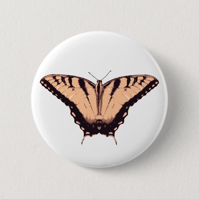 Orange Butterfly Buttons (Front)