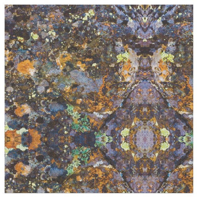Orange Butterfly Fabric (Close Up)