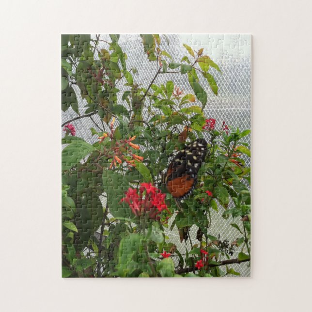 ORANGE BUTTERFLY JIGSAW PUZZLE (Vertical)