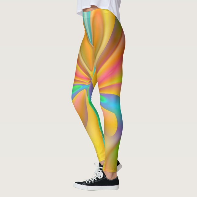 Orange Butterfly Leggings (Left)