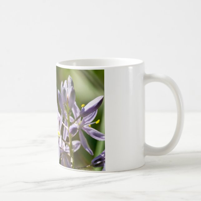 Orange Butterfly on Wild Hyacinth Apparel & Gifts Coffee Mug (Right)