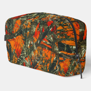 Orange Camouflage Dopp Kit