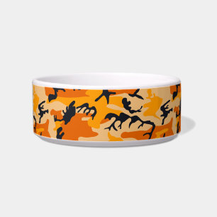 Orange Camouflage, Military, Army Bowl