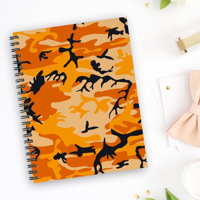 Orange Camouflage, Military, Army Notebook (Creator Uploaded)