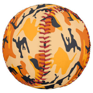 Orange Camouflage, Military, Army Softball