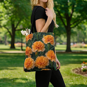 Orange Carnations Image No. 2 Tote Bag