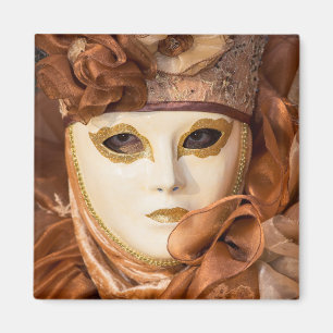 Orange Carnival costume, Venice Magnet