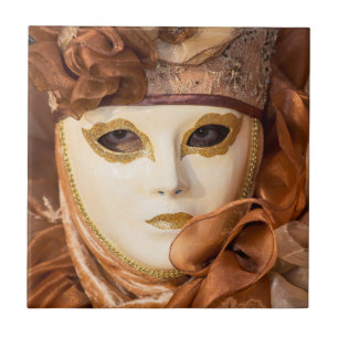 Orange Carnival costume, Venice Tile