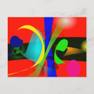 Orange Carnival Postcard