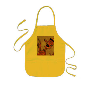 Orange Carpet Tin Man Infant's Apron