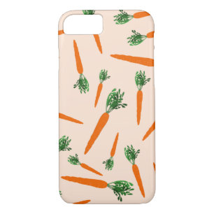 Orange Carrot Pattern Case-Mate iPhone Case