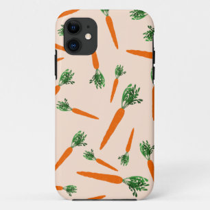 Orange Carrot Pattern Case-Mate iPhone Case