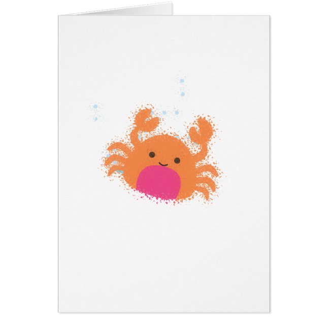 Orange Cartoon Crab (Front)