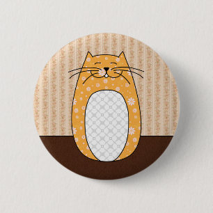 'Orange Cat' Button