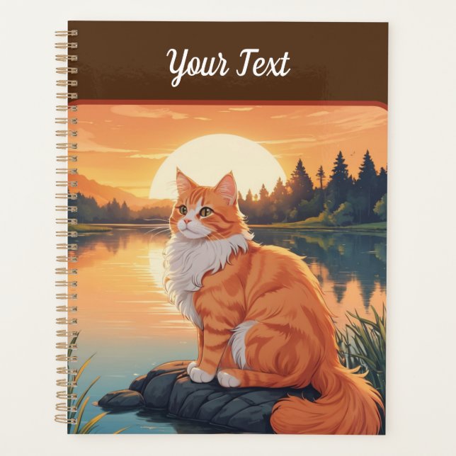 Orange Cat by Lake Planner (Front)
