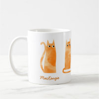 Orange Cat Coffee Mug