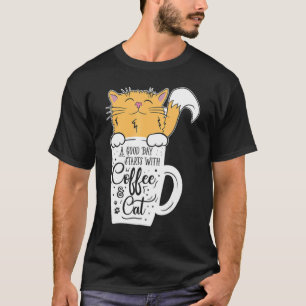 Orange Cat Coffee Mug Cat T-Shirt