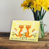Orange Cat Energy Get Well