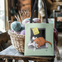 Orange Cat Funny Laptop Green Work Home