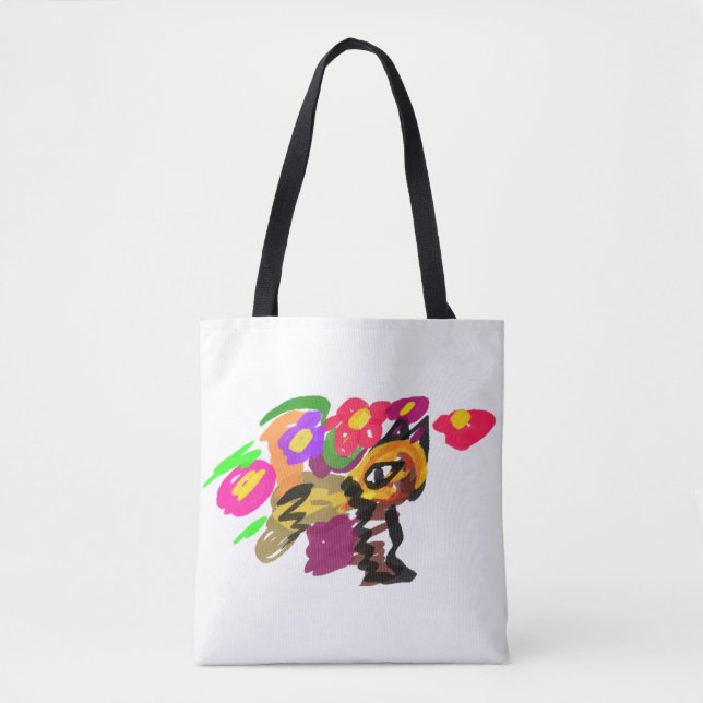 Orange Cat Get well  Tote Bag (Front)