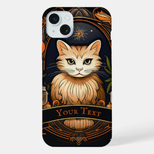 Orange Cat iPhone 15 Plus Case