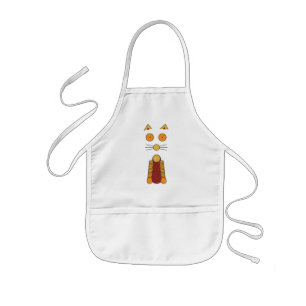 Orange CAT Kids Apron