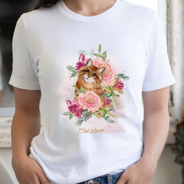 Orange Cat Mum Pet Lover Happy Mothers Day T-Shirt (Creator Uploaded)