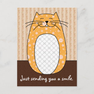 'Orange Cat' Postcard