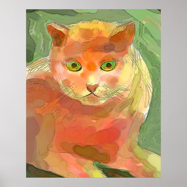 Orange Cat Poster (Front)
