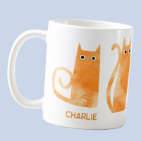 Orange Cats Personalised