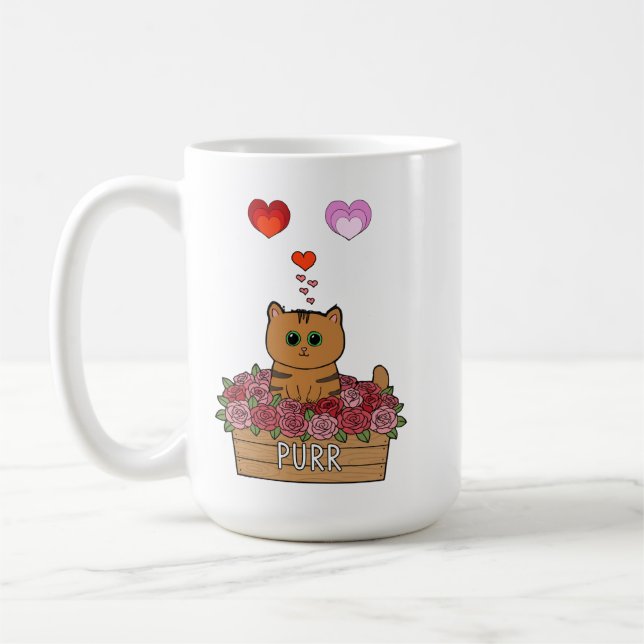 Orange Cats Rule My Life Coffee Mug (Left)