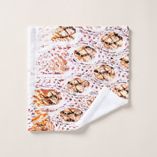 Orange Cell Towel