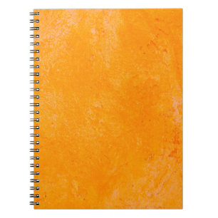 Orange cement surface,  abstract pattern backgroun notebook