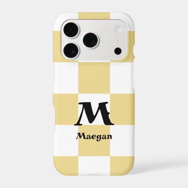 Orange Checkered Pattern Background (Back)