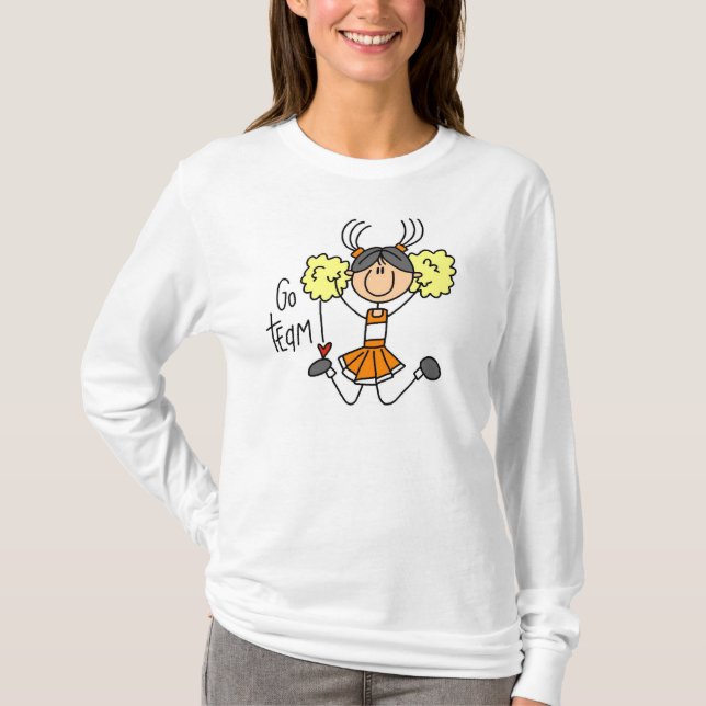 Orange Cheerleader T-shirt (Front)