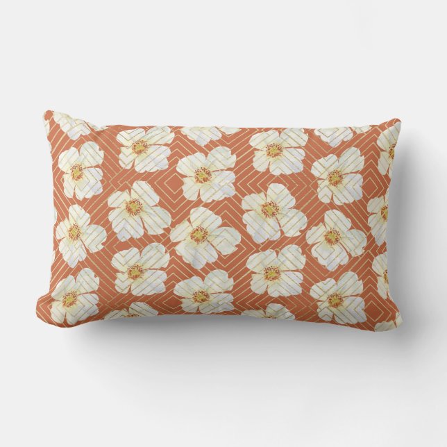 Orange Chicken Lumbar Cushion (Front)