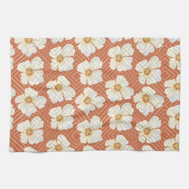 Orange Chicken Tea Towel (Horizontal)