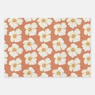 Orange Chicken Wrapping Paper Sheet