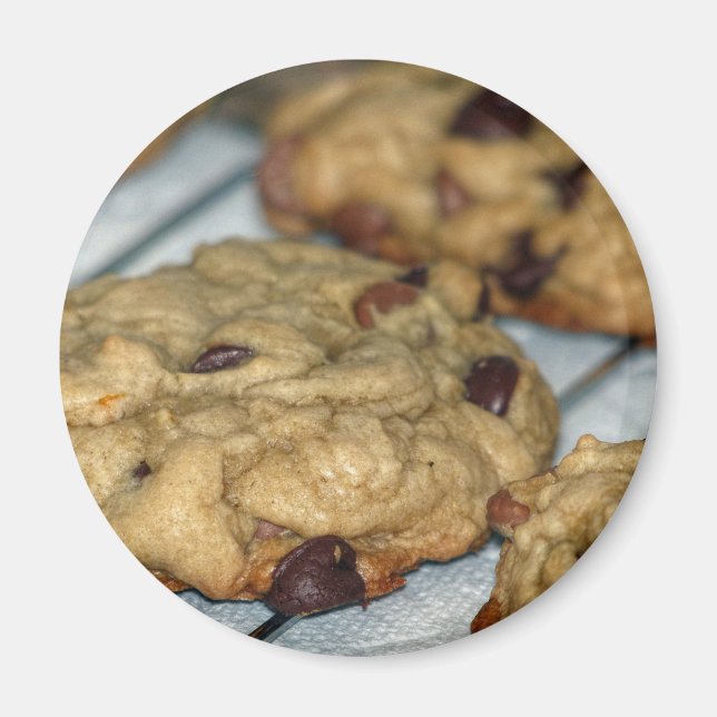 Orange Chocolate Chip Cookies Magnet (Front)