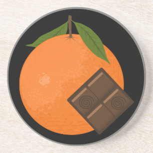 Orange Chocolate Coaster